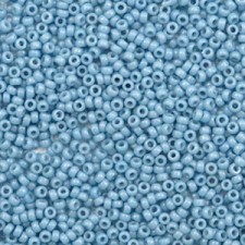 Miyuki rocailles Perlen 15/0 - Duracoat opaque bayberry blue 15-4482